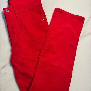 J. Crew Scarlet Corduroy Trousers